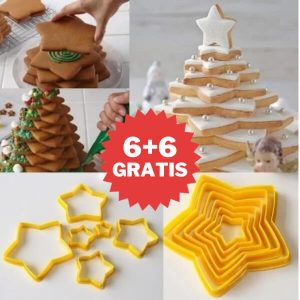 12x Foremki do ciastek w kształcie gwiazd | STARCUTS