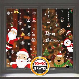 180x Naklejki świąteczne | XMASCLINGS