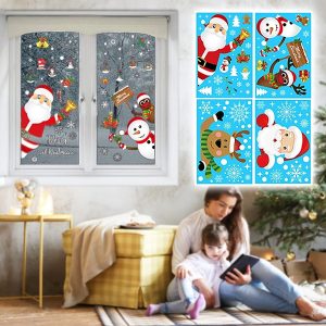 Naklejki świąteczne (90 szt.) | XMASCLINGS