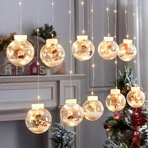 Błyszczące bombki świąteczne (3 m) | XMASBALL