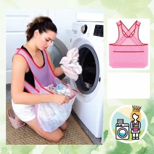 Fartuch z kieszenią do przenoszenia prania | LUNDRO