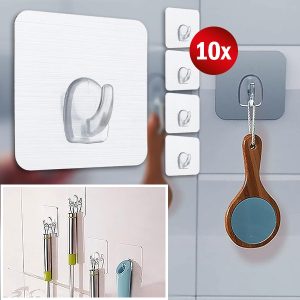 Przezroczyste haczyki na Ścianę | STICKYHOOKS