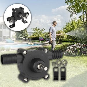 Pompa wodna napędzana wiertarką - 20-30 L/min, 12x6x4 cm | ROTOPUMP