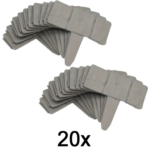2x Kamienne obrzeże ogrodowe (10 szt.) | MINIFENCE