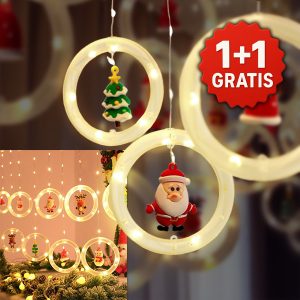 2x Świąteczne pierścienie dekoracyjne LED | JOLLYRINGS