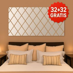 Lustrzane naklejki ścienne | WALLGEM 32+32 GRATIS