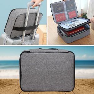 Wodoodporna Torba na Dokumenty i Kosztowności Chroniona Hasłem | DOCTURO